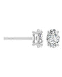 Oval Solitaire Studs