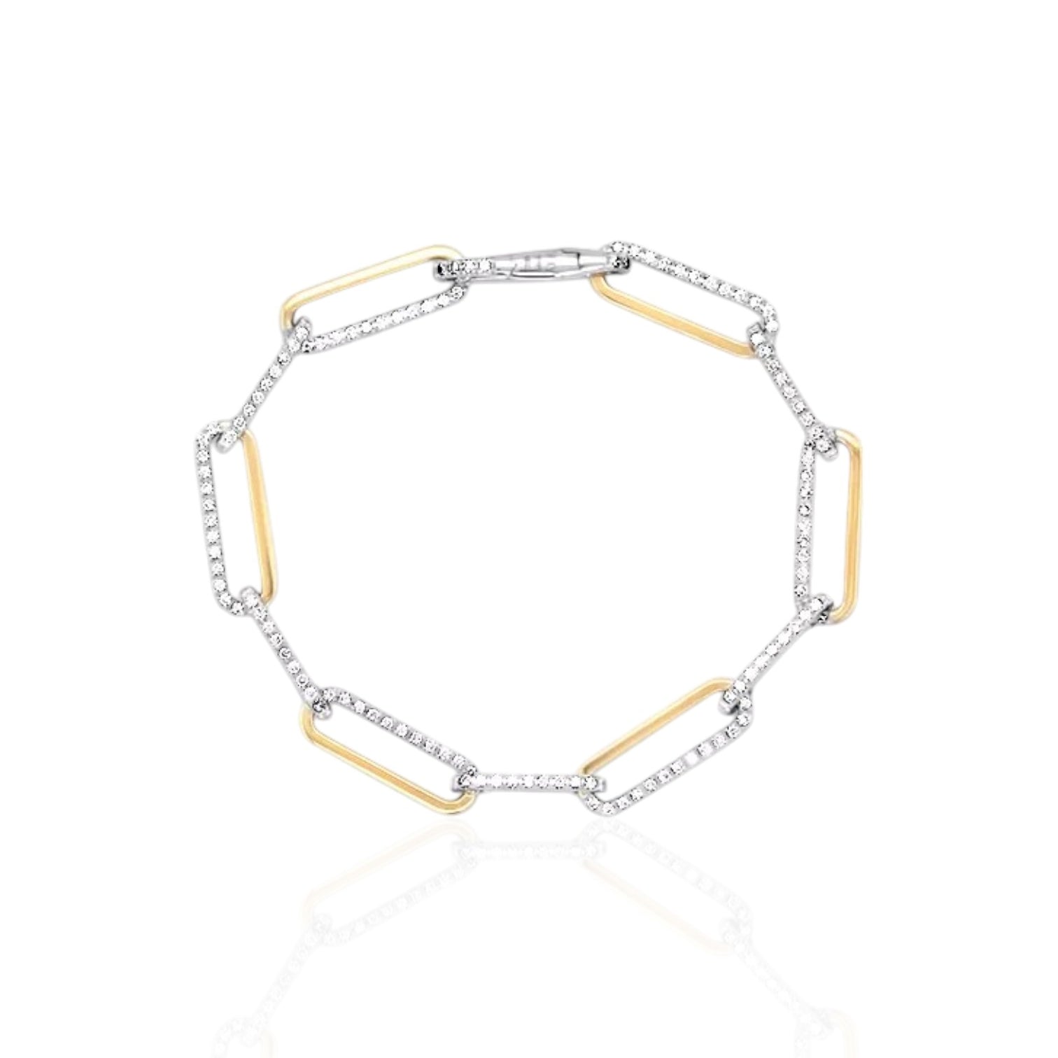 Fira Iced Out Link Chain Bracelet