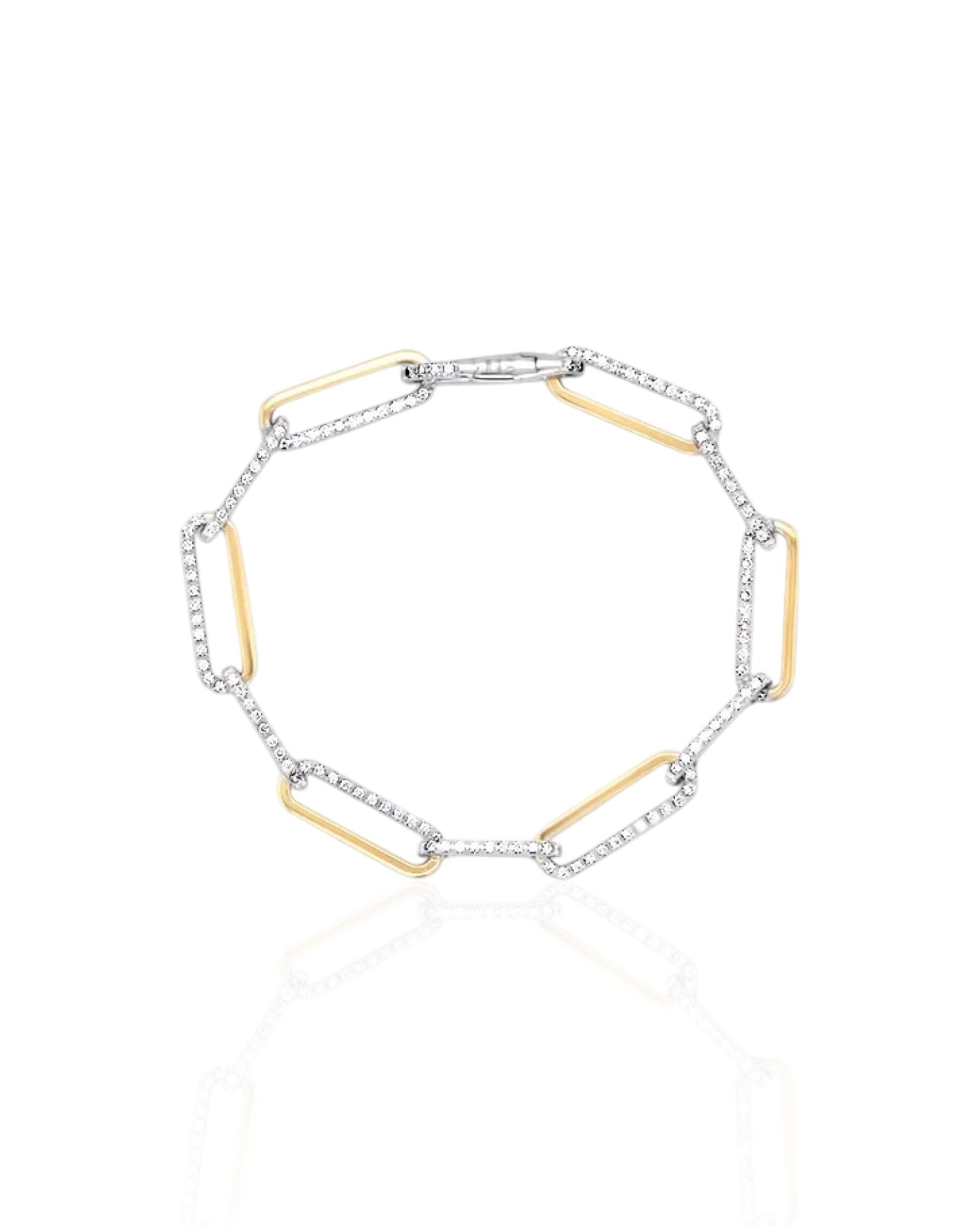 Fira Iced Out Link Chain Bracelet