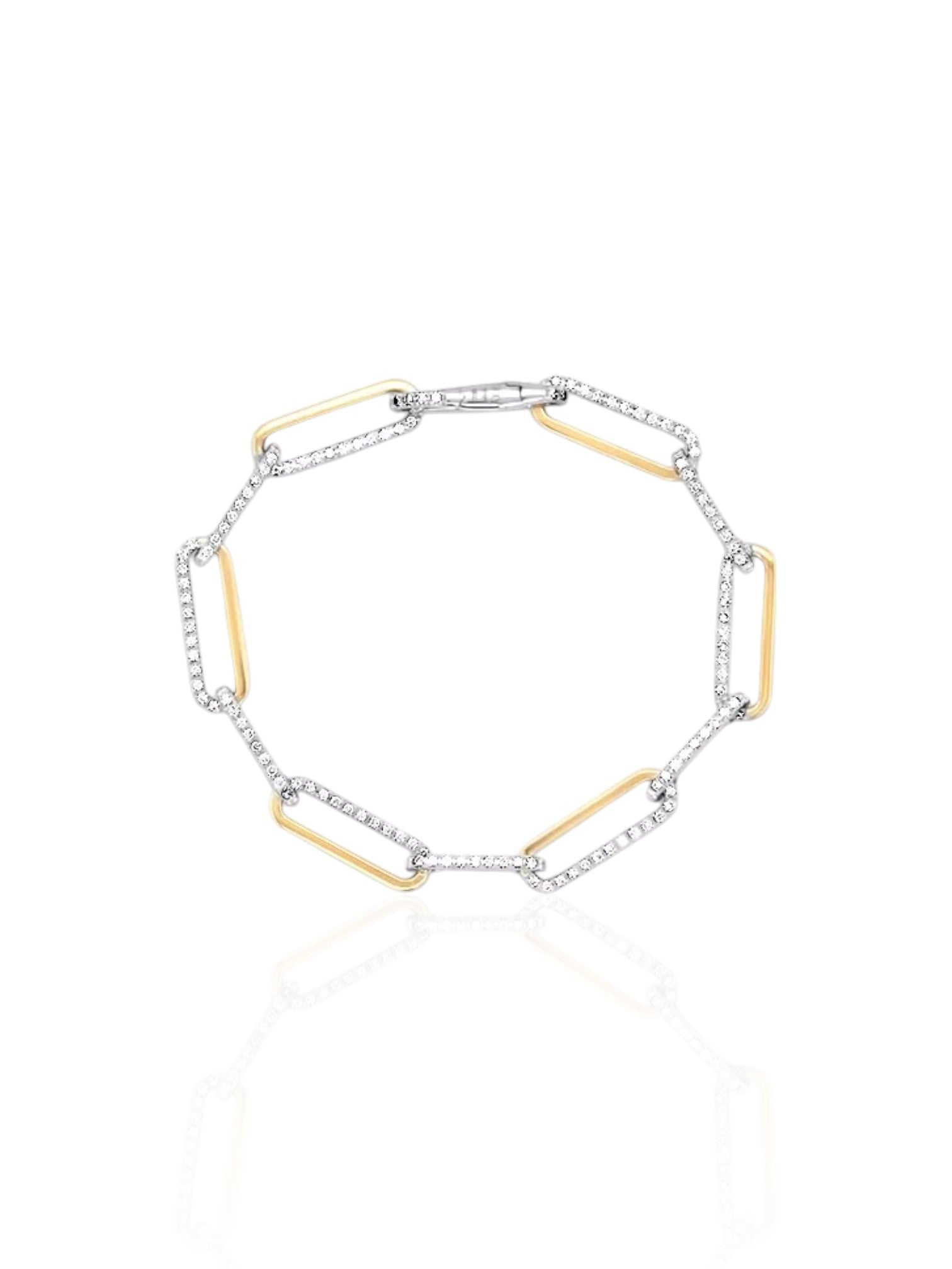 Fira Iced Out Link Chain Bracelet