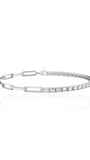Calliope Paperclip Emerald Bracelet (TCW: 4)