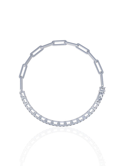 Milos Paperclip Tennis Bracelet