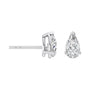 Pear Solitaire Studs