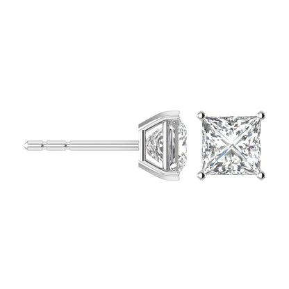 Princess Solitaire Studs