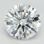 2.15 Carat Round Loose Diamond, E, VVS1, Super Ideal, GIA Certified