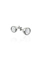 Round Brilliant Bezel Stud Earrings (TCW: 2)