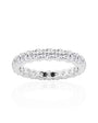 Round Eternity Band in 14k White Gold
