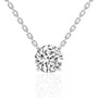 Solitaire Round Brilliant Pendant Necklace