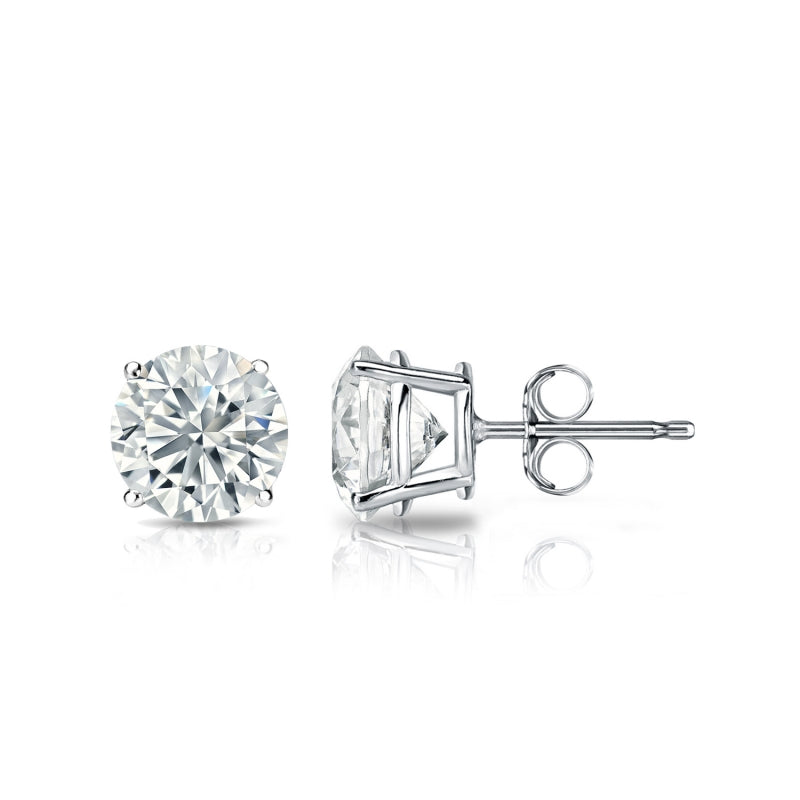 Round Solitaire Studs
