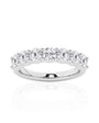 Seven-Stone Round Half Eternity Band