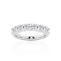 Seven-Stone Round Half Eternity Band