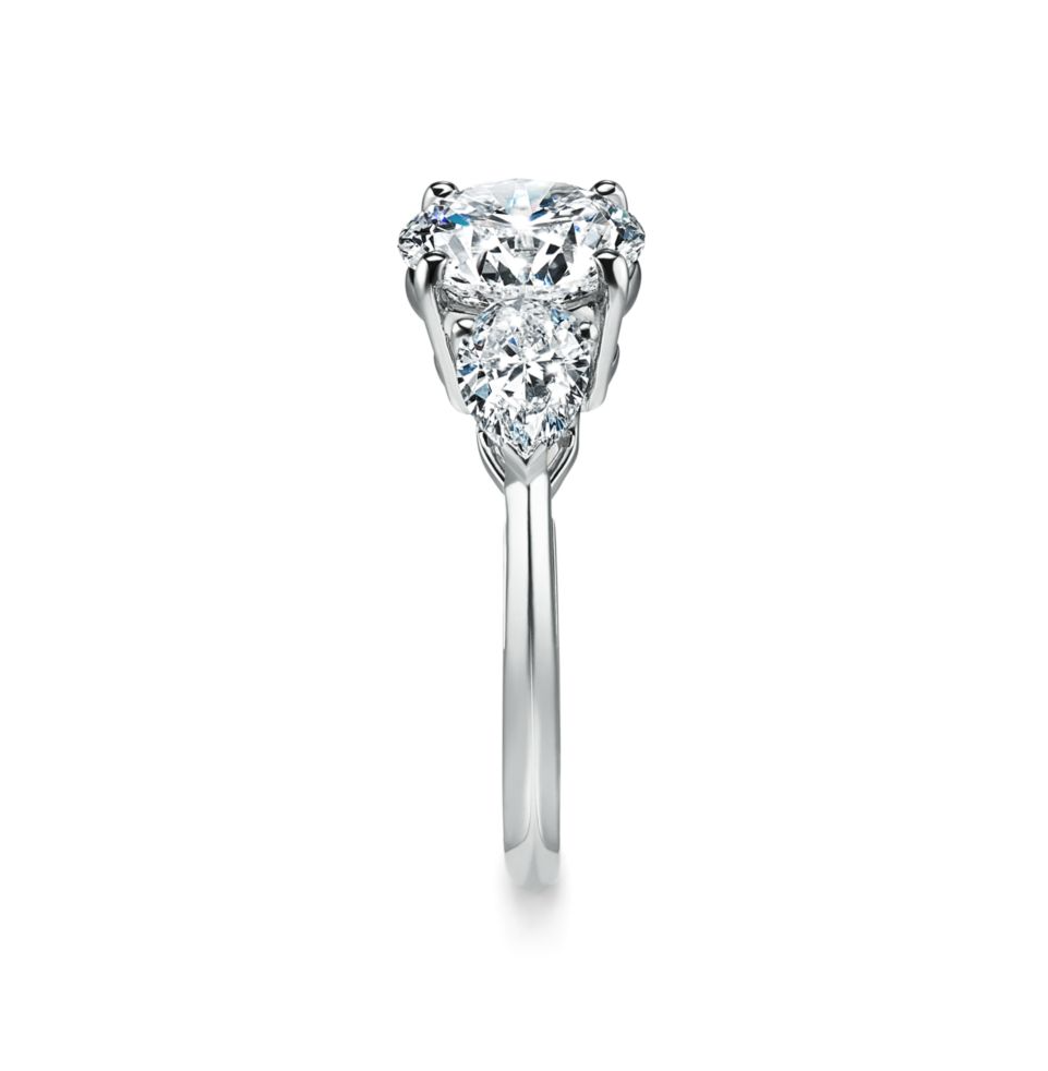 Kiara Three Stone Engagement Ring (TCW: 3)