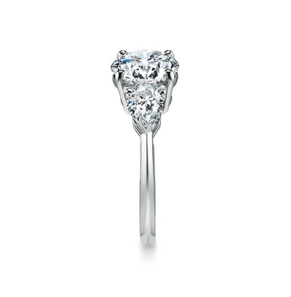 Kiara Three Stone Engagement Ring (TCW: 3)