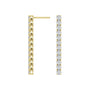 Tennis Round Brilliant Diamond Earrings
