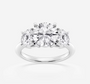 Three Stone Brilliant Round Ring