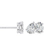 Toi Et Moi- Oval & Pear Earrings (TCW: 2.15)