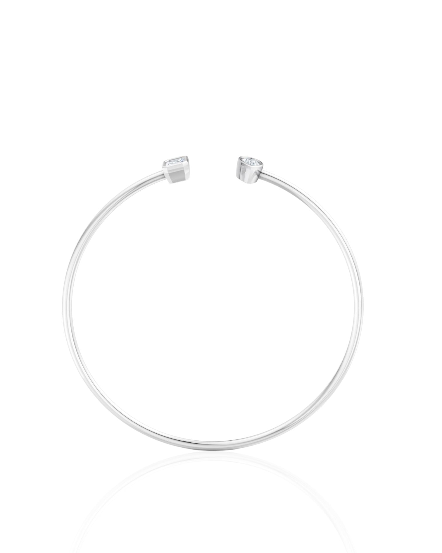 Toi Et Moi Emerald & Pear Bangle