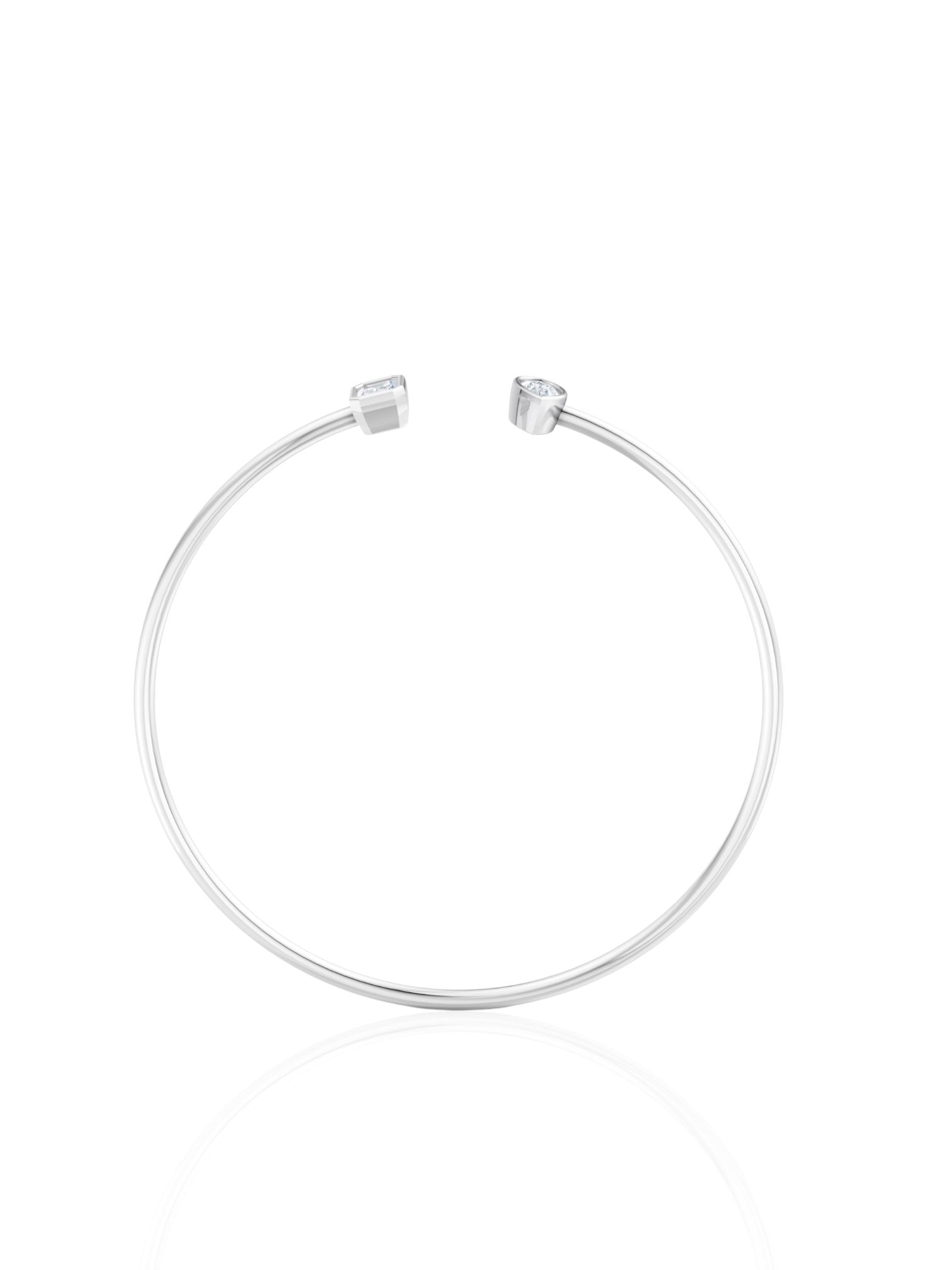 Toi Et Moi Emerald & Pear Bangle