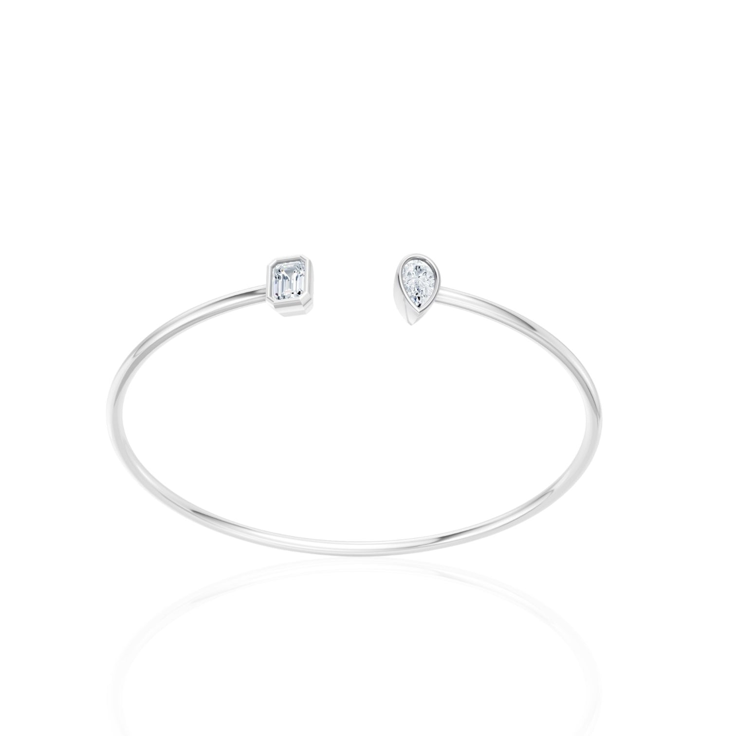 Toi Et Moi Emerald & Pear Bangle