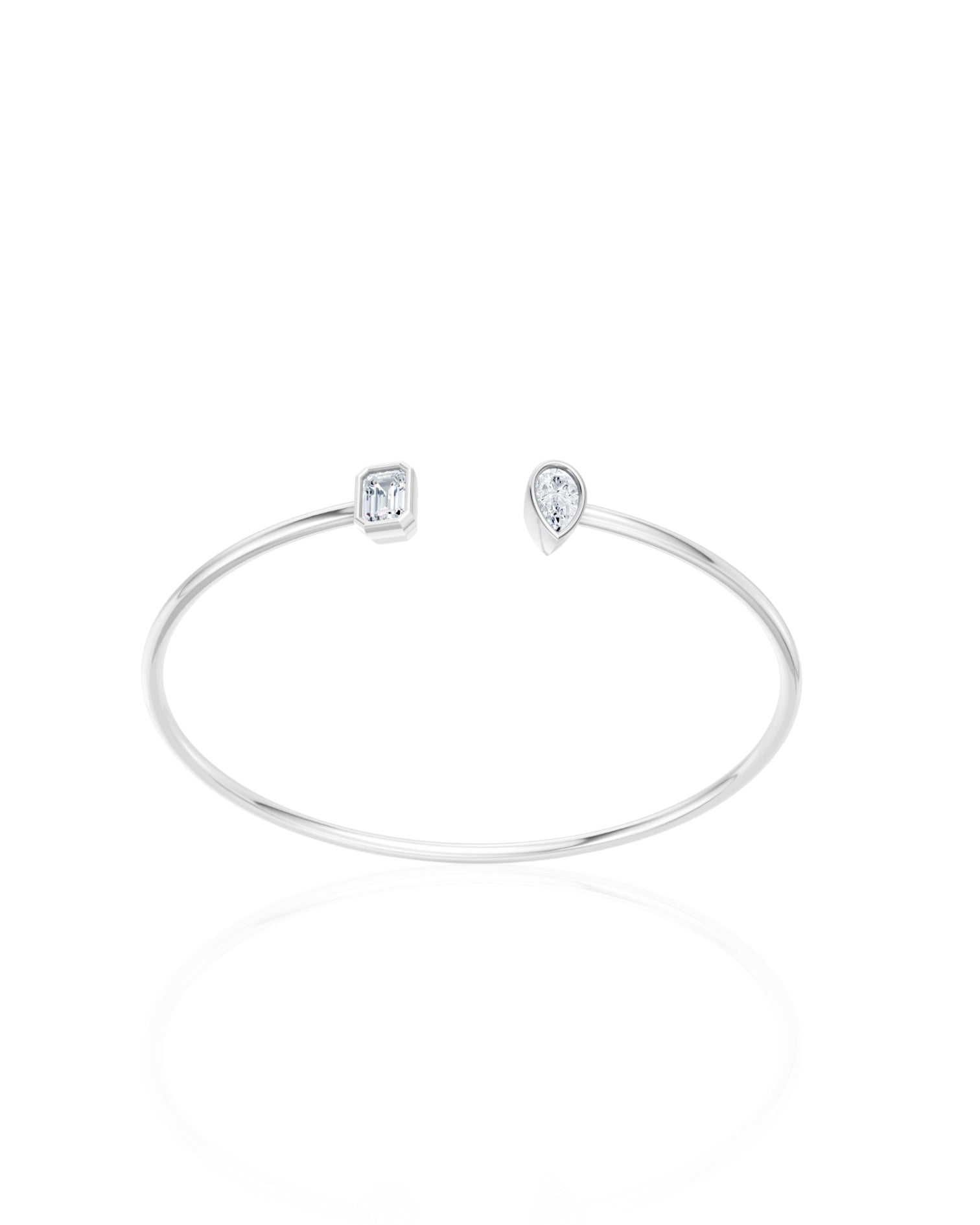 Toi Et Moi Emerald & Pear Bangle