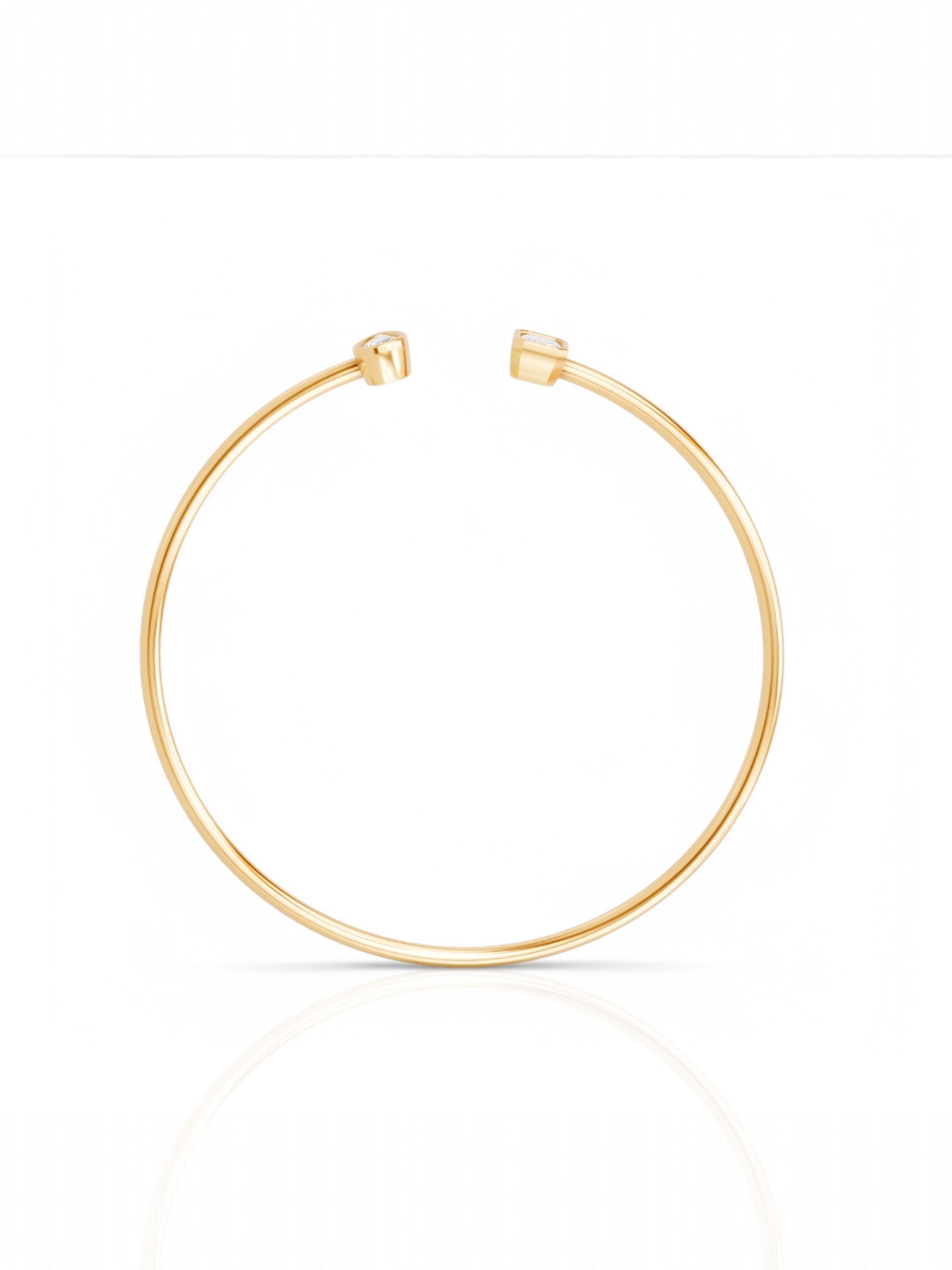 Toi Et Moi Emerald & Pear Bangle