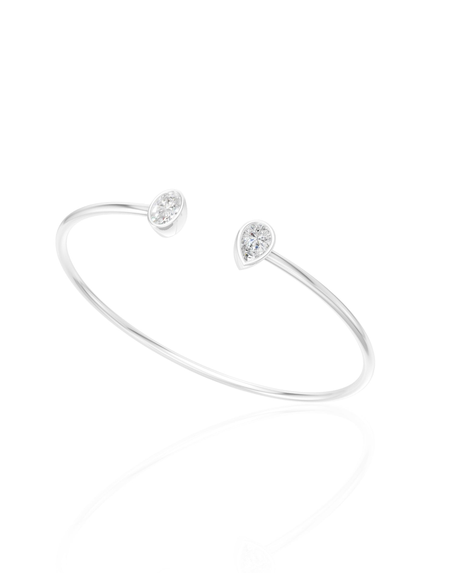 Toi Et Moi Oval & Pear Bangle