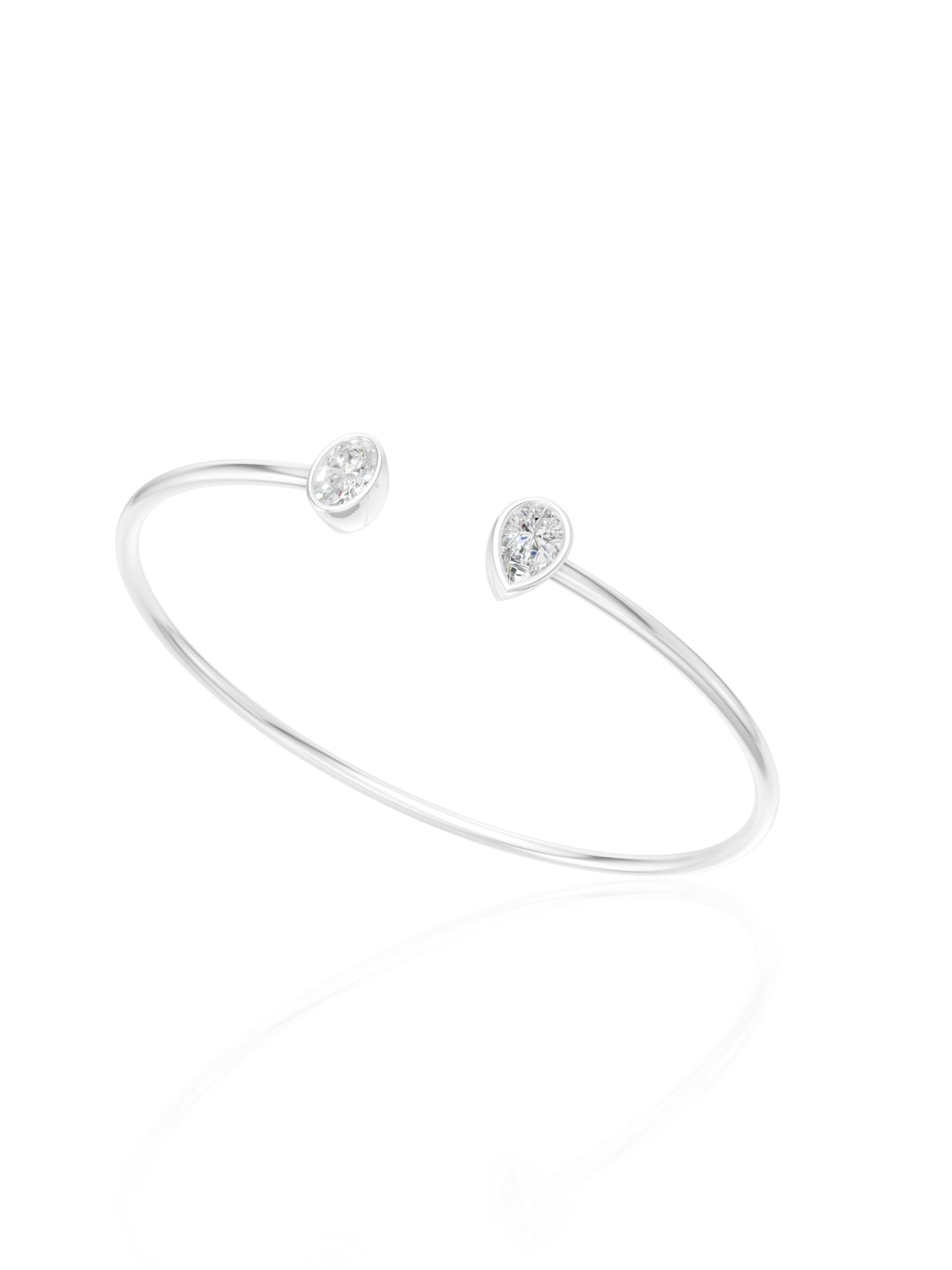 Toi Et Moi Oval & Pear Bangle