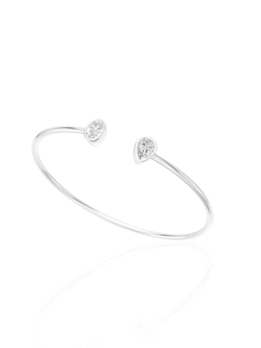 Toi Et Moi Oval & Pear Bangle