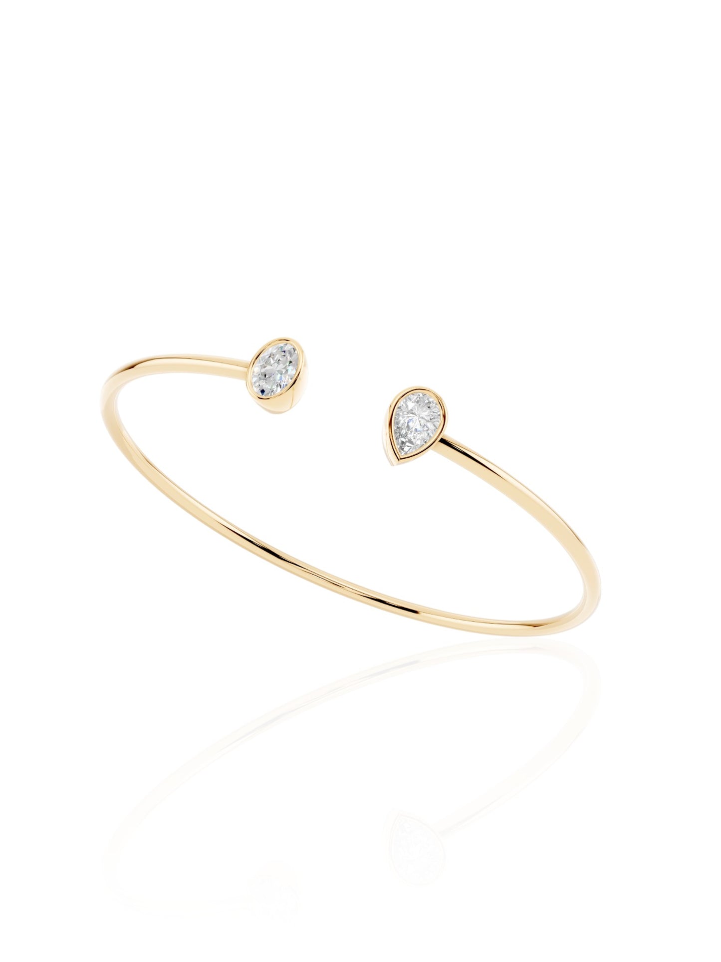 Toi Et Moi Oval & Pear Bangle