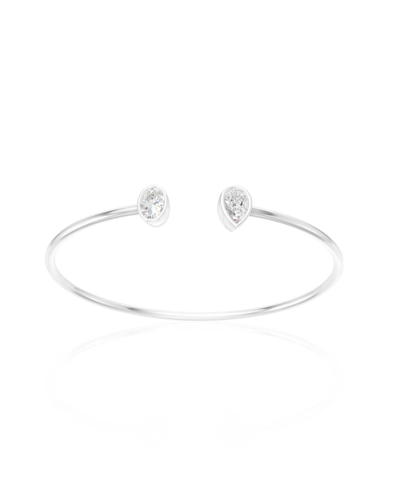 Toi Et Moi Oval & Pear Bangle