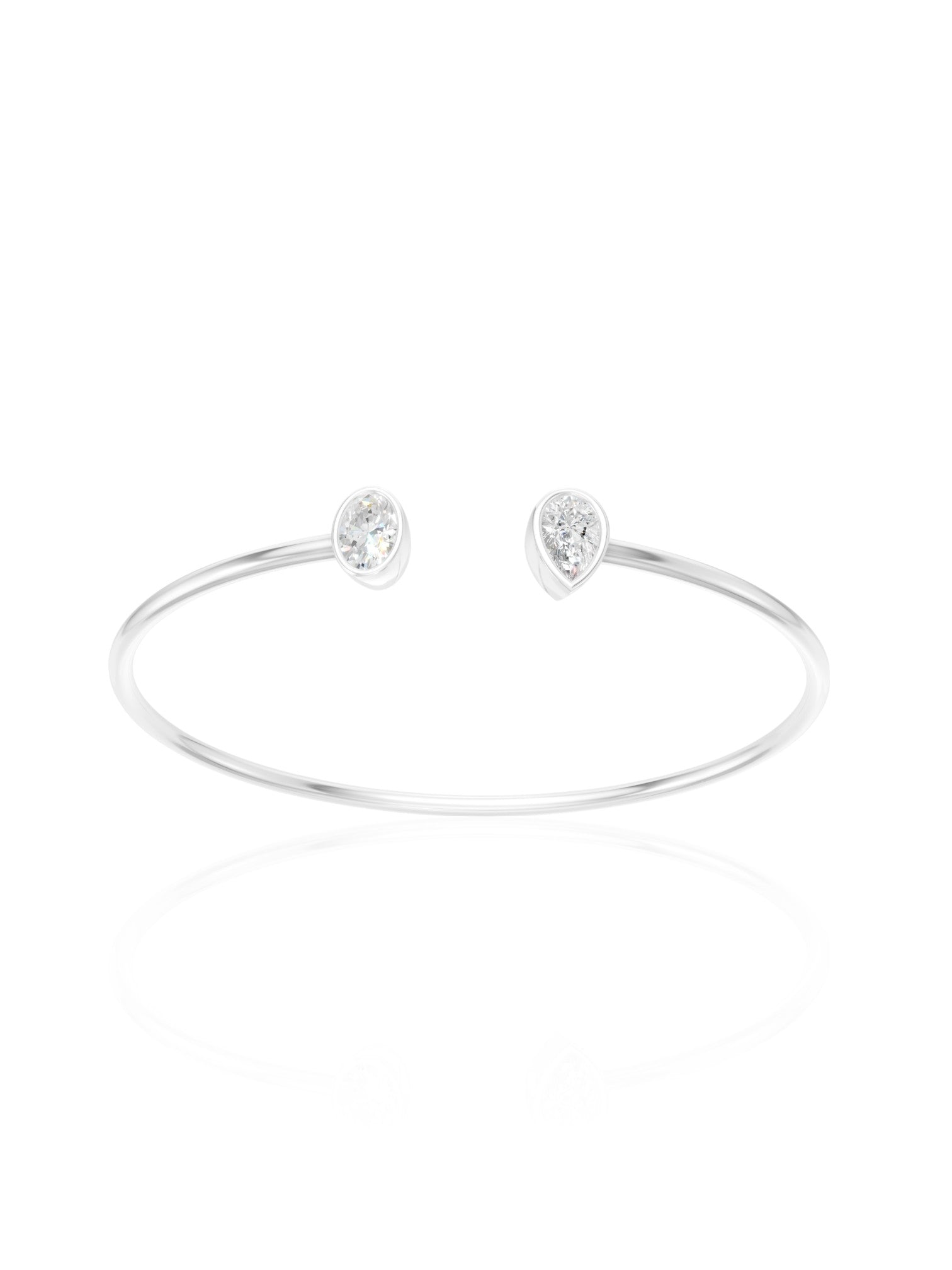 Toi Et Moi Oval & Pear Bangle