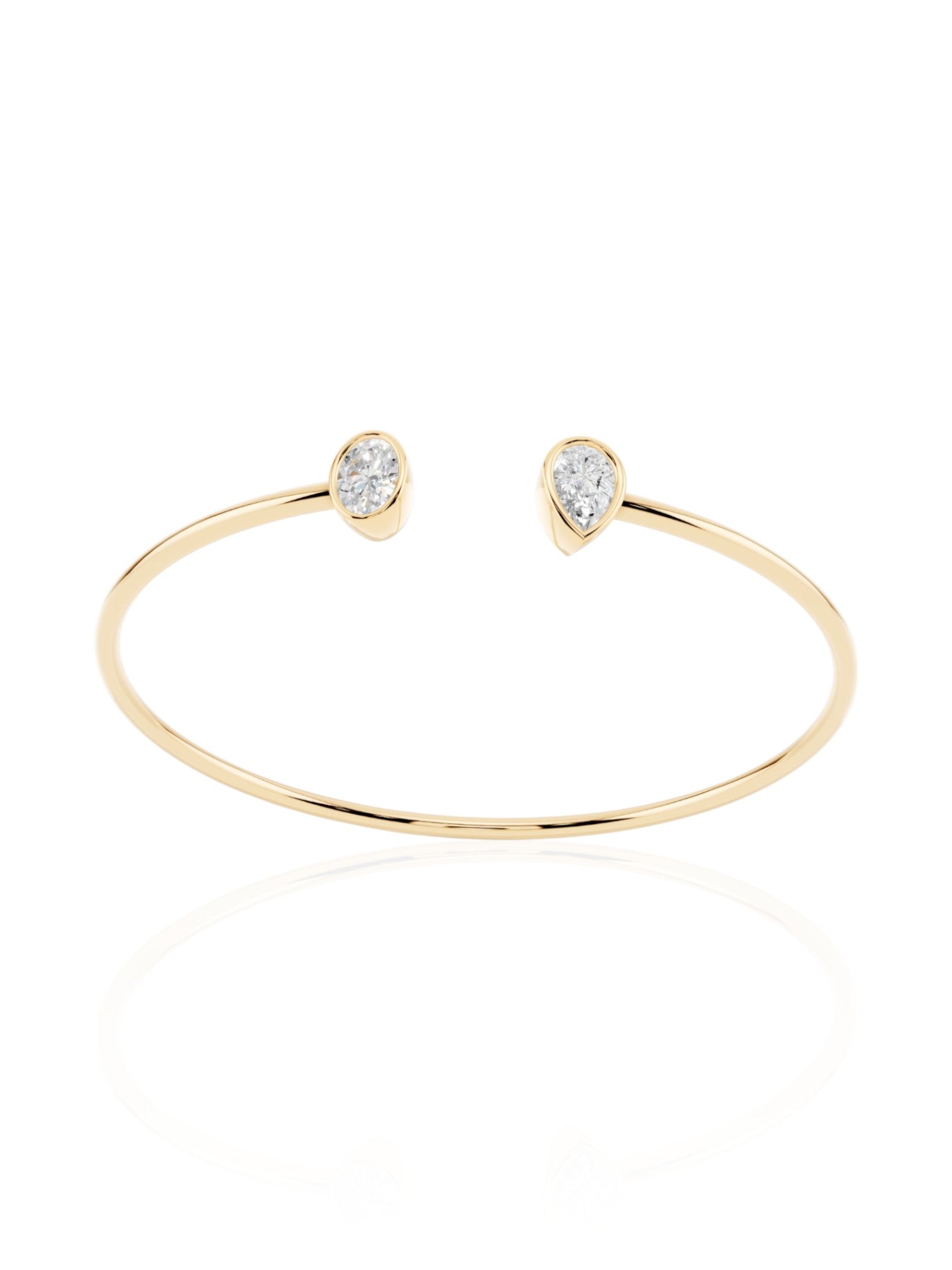 Toi Et Moi Oval & Pear Bangle