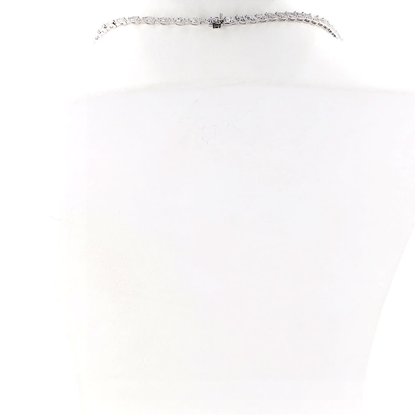 Vara Marquise Arc – Pear Drop Necklace