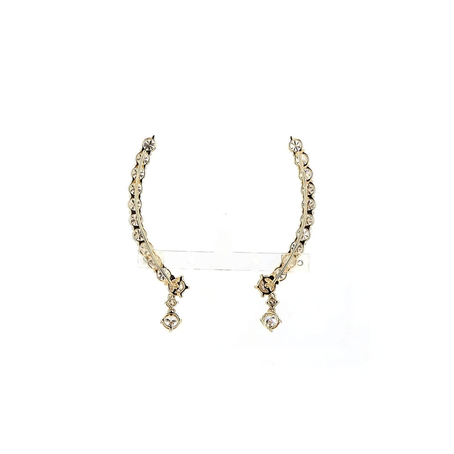 Vara Diamond Ear Climber Earrings