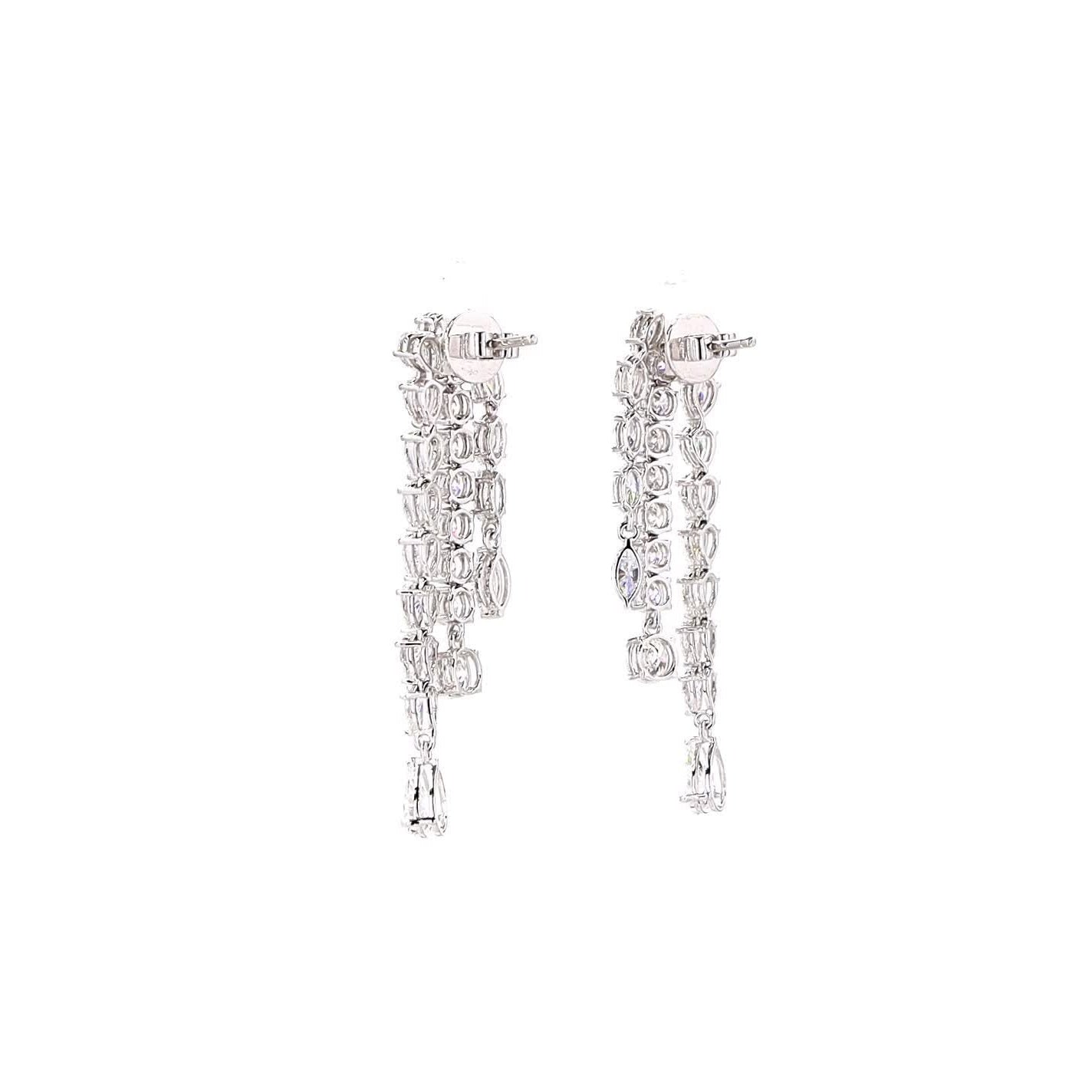 Vara Drop Diamond Earrings