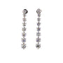 Vara Round Diamond Drop Earrings