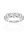 Seven-Stone Oval Diamond Wedding Band (TCW: 2.75)