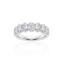 Seven-Stone Oval Diamond Wedding Band (TCW: 2.75)
