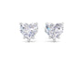 Diamond Heart Studs