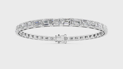 Arya Emerald East West Bracelet