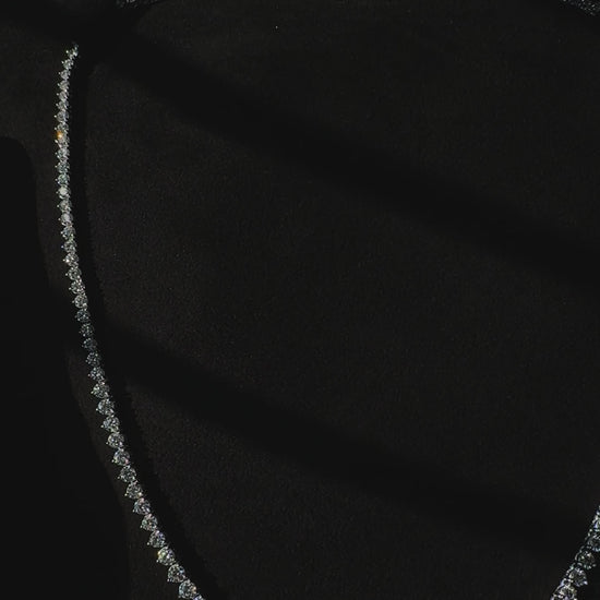 Graduated Tennis Necklace (TCW: 10)