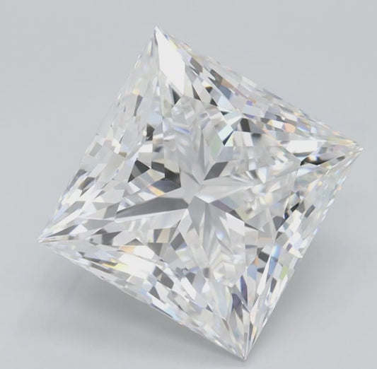 3.29 Carat Princess Loose Diamond, E, VVS1, Excellent, GIA Certified