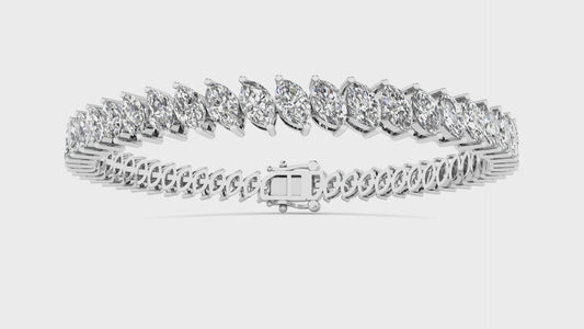 Marquise Tennis Bracelet (TCW: 7)