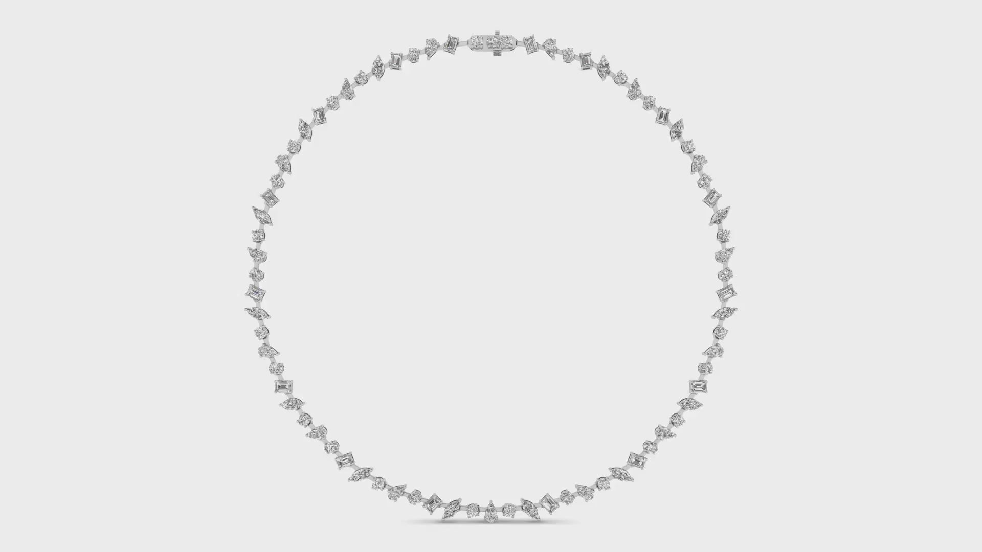 Artemis Multi Diamond Shape Necklace