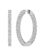 Diamond Hoop Earrings